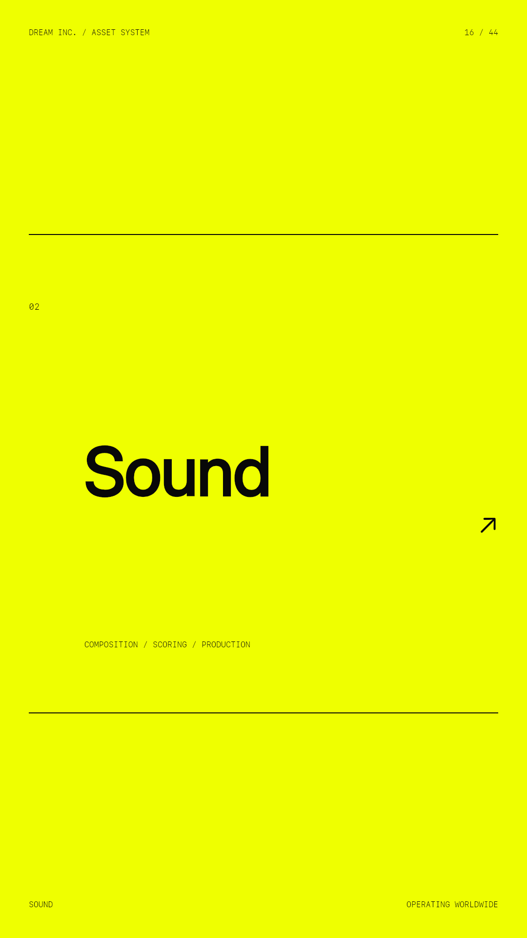 Sound Sound: Composition / Scoring / Production, a acid Dream Inc. creative collective brand graphic